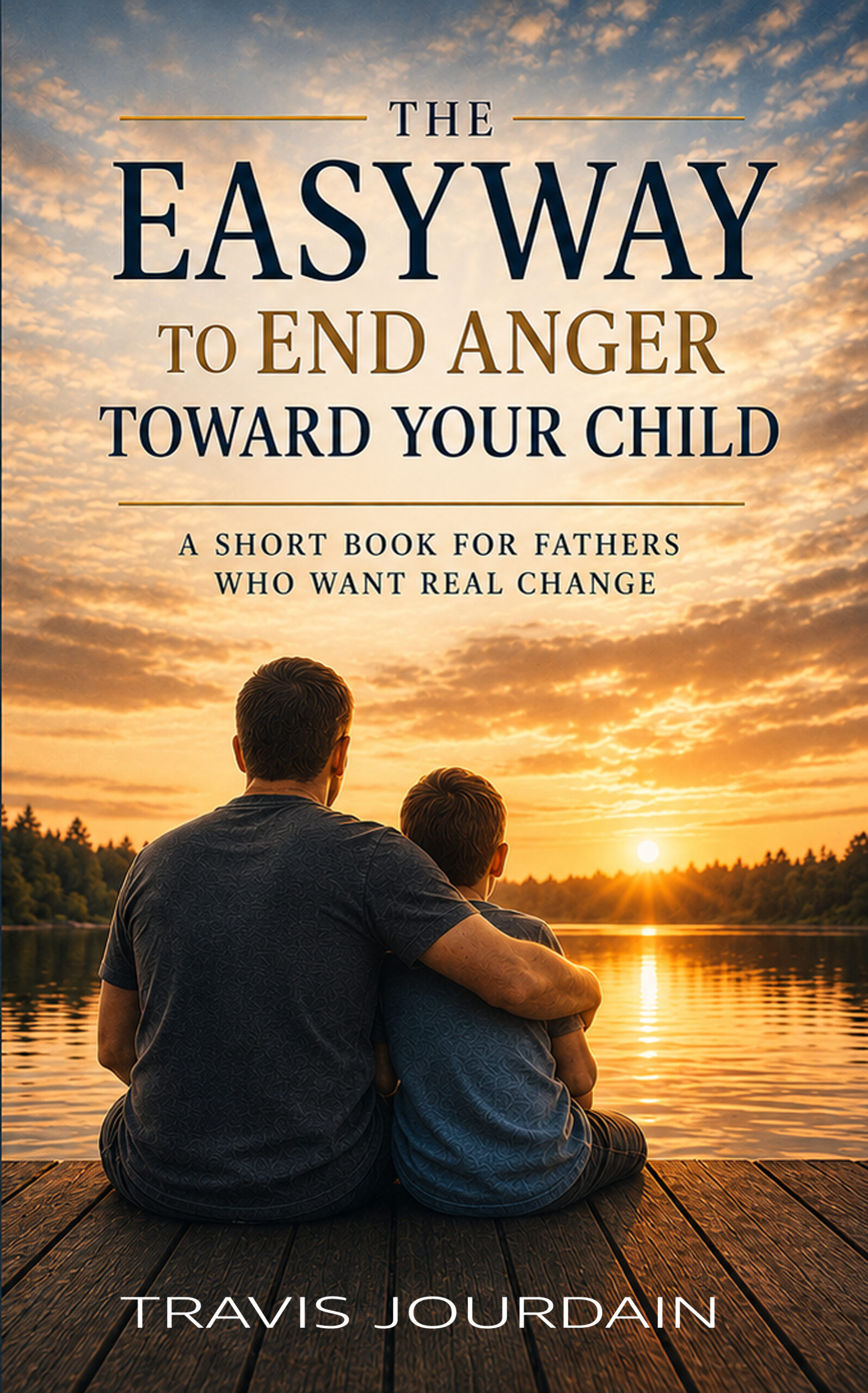 The Easy Way to End Anger Toward Your Child book cover by Travis Jourdain